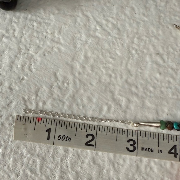 Turquoise Coin Beaded Necklace - Picture 4 of 5